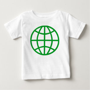 T-shirt Pour Bébé Symbole du monde