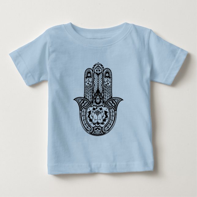 T-shirt Pour Bébé Symbole inspiré de Hamsa (Devant)
