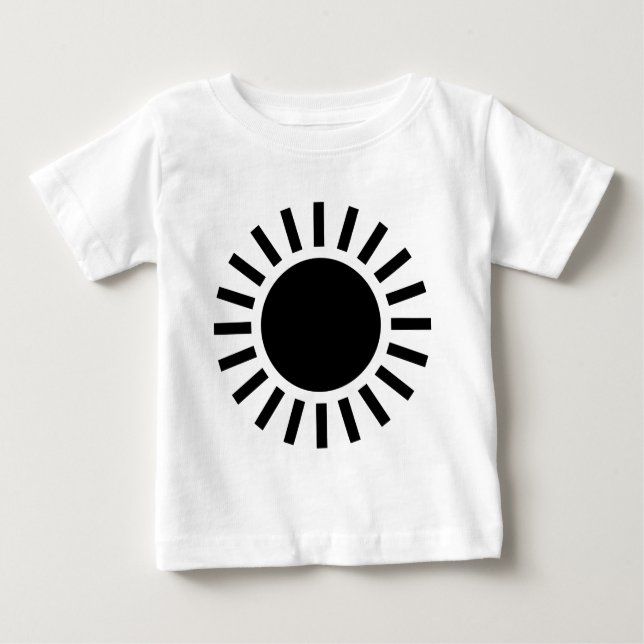 T-shirt Pour Bébé Symbole Sun (Devant)