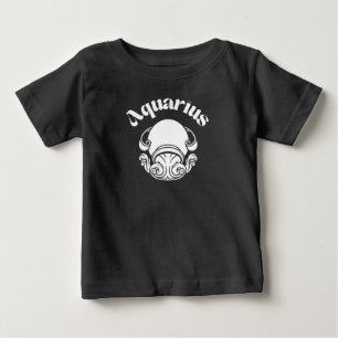 T-shirt Pour Bébé SYMBOLE Zodiaque Aquarius