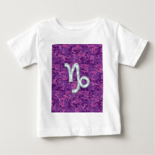 T-shirt Pour Bébé SYMBOLE Zodiaque Capricorne Camouflage numérique F