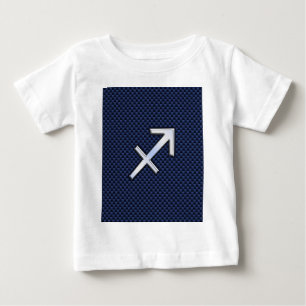 T-shirt Pour Bébé Symbole zodiaque Sagittarius Impression en fibre d