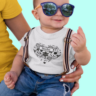 T-shirt Pour Bébé Symboles taïno Porto Rico Culture