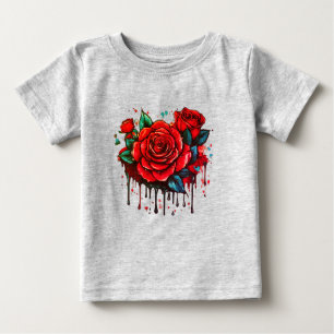 T-shirt Pour Bébé Symphonie florale : Aquarelle design