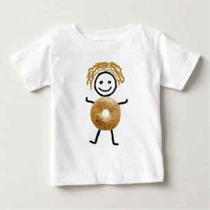 T-shirt Pour Bébé T-Chemise-Enfants juifs - enfant de bagel