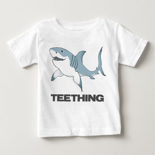 T-shirt Pour Bébé T de requin lacrymogène (Devant)