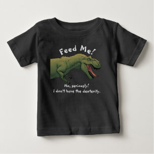 T-shirt Pour Bébé T-Rex Dinosaur Me nourrir Baby Outfit One Piece