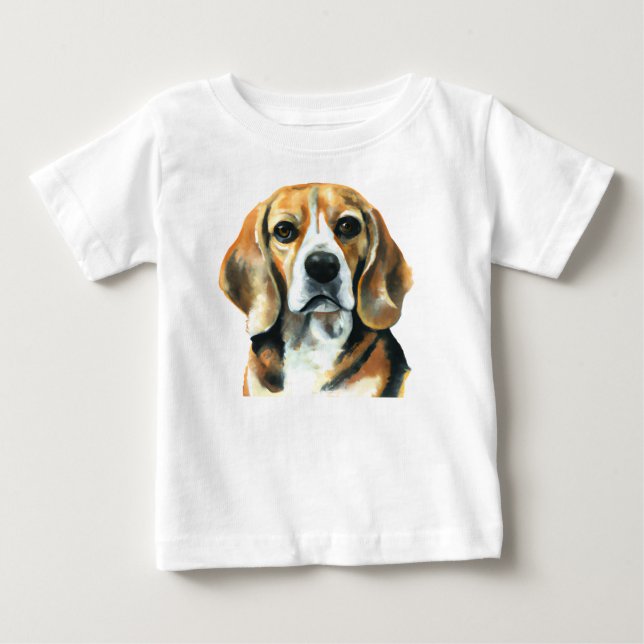 T-shirt Pour Bébé T-shirt Beagle bébé (Devant)