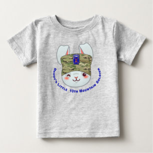 T-shirt Pour Bébé T-shirt bébé 10th Mountain Division