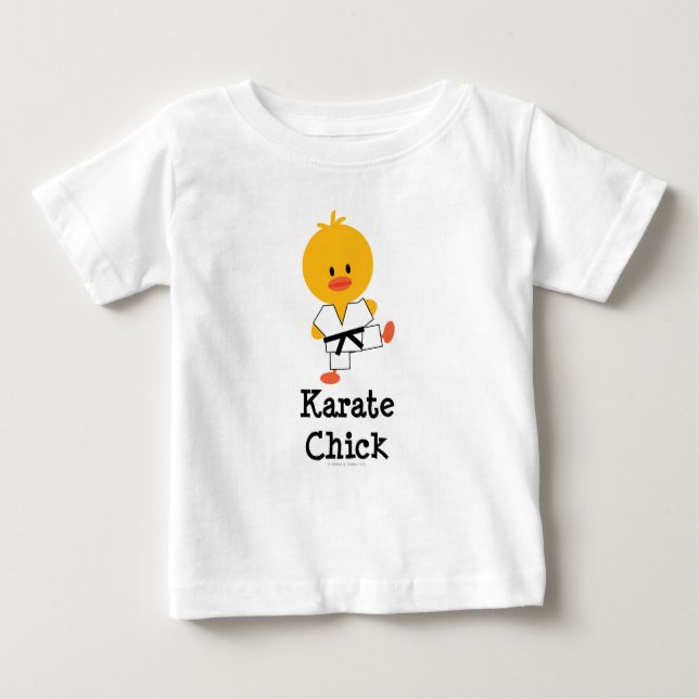 T-shirt Pour Bébé T-shirt bébé à manches longues Karate Chick (Devant)