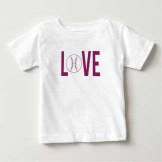 T-shirt Pour Bébé T-shirt bébé amour baseball