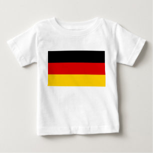 T-shirt Pour Bébé T-shirt bébé avec drapeau d'Allemagne