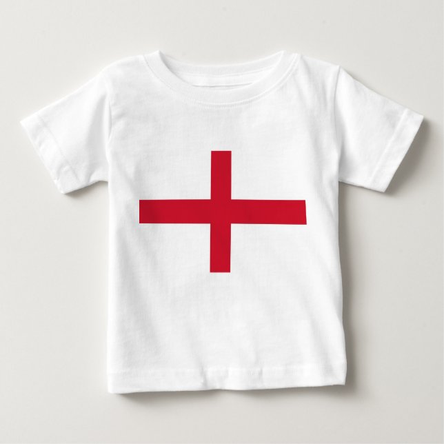 T-shirt Pour Bébé T-shirt bébé avec drapeau d'Angleterre (Devant)