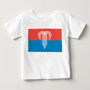 T-shirt Pour Bébé T-shirt bébé avec drapeau de Kansas City