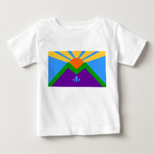 T-shirt Pour Bébé T-shirt bébé avec drapeau de Manitou Springs
