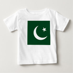T-shirt Pour Bébé T-shirt bébé avec drapeau du Pakistan