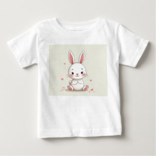 T-shirt Pour Bébé t-shirt bébé avec illustration de lapin