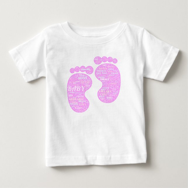 T-shirt Pour Bébé T-shirt bébé avec un Cloud Word (Devant)