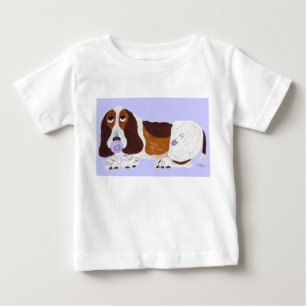 T-shirt Pour Bébé T-Shirt Bébé Basset Hound