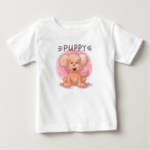 T-shirt Pour Bébé T-shirt bébé chiot mignon
