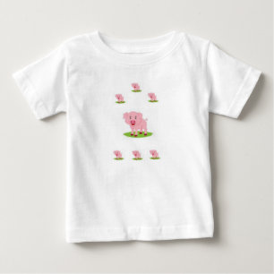 T-shirt Pour Bébé T-shirt bébé cochon