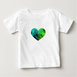 T-shirt Pour Bébé T-Shirt Bébé Cœur de Slime Rose