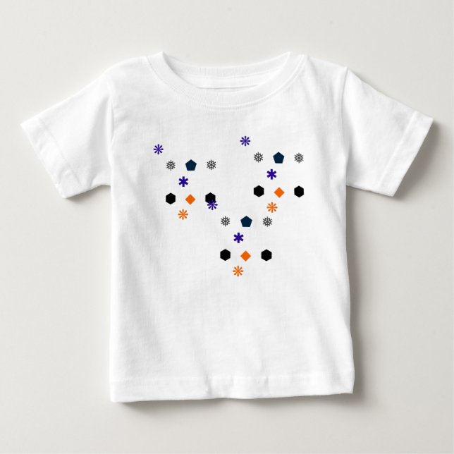 T-shirt Pour Bébé T-shirt bébé - conception géométrique unique (Devant)