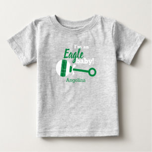 T-shirt Pour Bébé T-shirt bébé d'aigle rouge à plaid vert