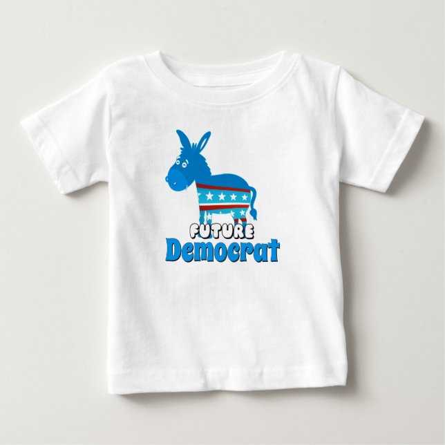 T-shirt Pour Bébé T-shirt bébé démocrate (Devant)