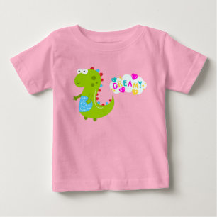 T-shirt Pour Bébé T-shirt bébé Dinosaure Dreamy