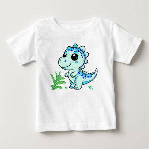 T-shirt Pour Bébé T-shirt bébé dinosaure mignon – Jersey fin bébé