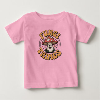 T-shirt Pour Bébé T-shirt bébé drôle champignons Trimes | Cadeau mig