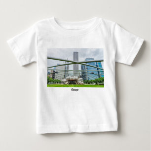 T-shirt Pour Bébé T-shirt bébé du pavillon Pritzker de Chicago