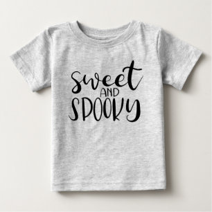 T-shirt Pour Bébé T-Shirt Bébé Éffrayant Et Doux D'Halloween