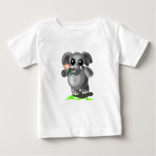T-shirt Pour Bébé T-shirt bébé éléphant mignon