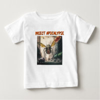 T-shirt bébé en jersey fin Apocalypse des insectes