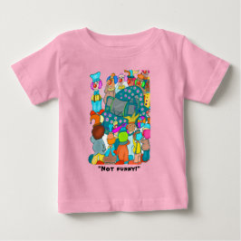 T-shirt Pour Bébé T-shirt bébé fille pas drôle !