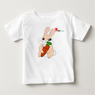 T-shirt Pour Bébé T-shirt bébé lapin hoppy mignon Pâques