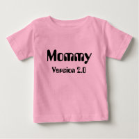 T-shirt bébé maman version 2.0