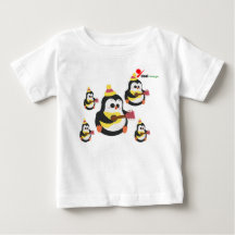 T-shirt bébé manchot adorable