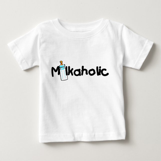 T-shirt Pour Bébé T-shirt bébé Milkaholic (Devant)