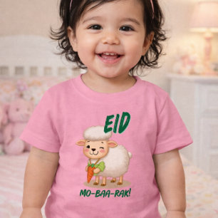 T-shirt Pour Bébé T-shirt bébé mouton drôle Eid Adha drôle 