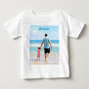 T-shirt Pour Bébé T-shirt bébé personnalisé avec votre photo et nom