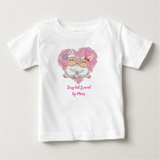 T-shirt Pour Bébé T-shirt bébé 'Petit mais aimé de maman'