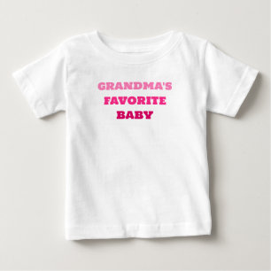 T-shirt Pour Bébé T-shirt Bébé rose mignon, le bébé préféré de grand