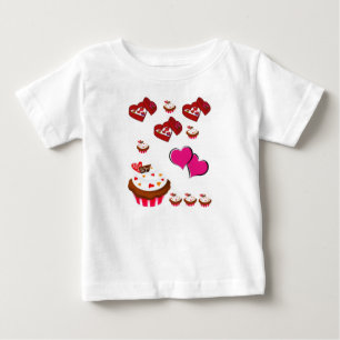 T-shirt Pour Bébé T-shirt bébé Saint Valentin