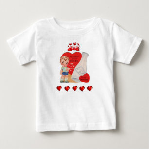 T-shirt Pour Bébé T-shirt bébé Saint Valentin