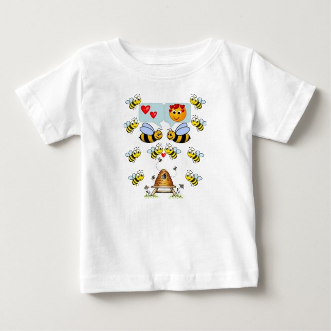 T-shirt Pour Bébé T-shirt bébé Saint Valentin (Devant)