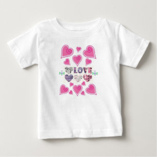 T-shirt Pour Bébé T-shirt bébé Saint Valentin