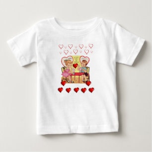 T-shirt Pour Bébé T-shirt bébé Saint Valentin